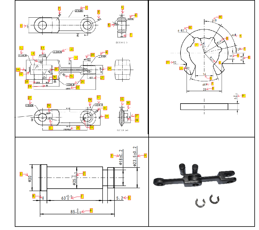 MATECH Supply Custom Chain Links Heavy Duty Machinery Chains(图2)