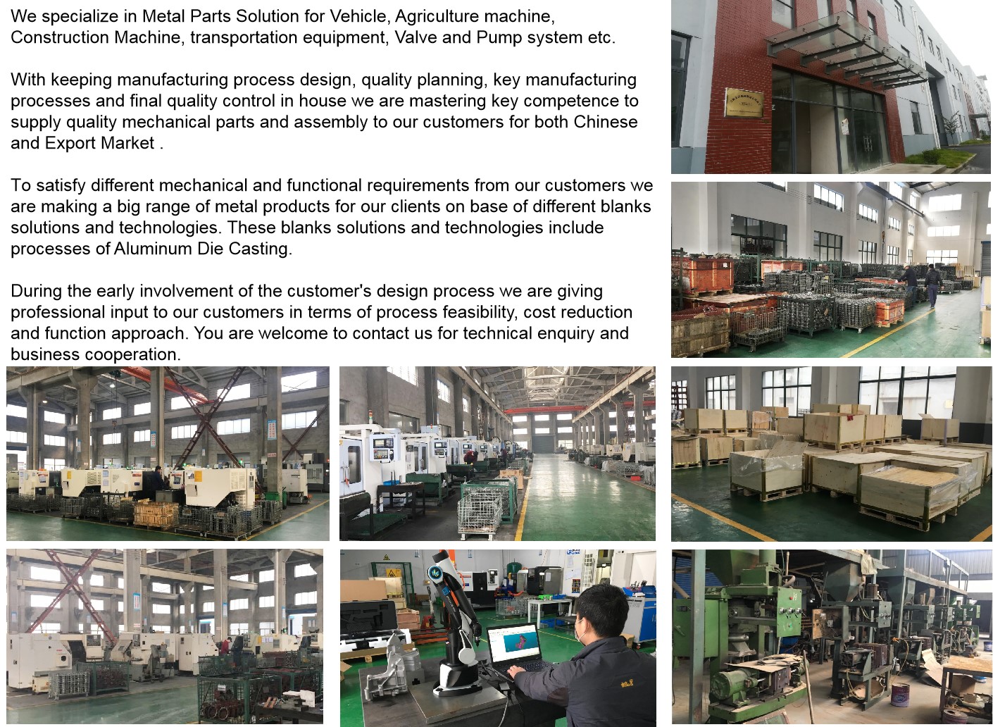 Matech Factory Custom Cast Aluminum Die Casting Air Compressor Parts(图24)