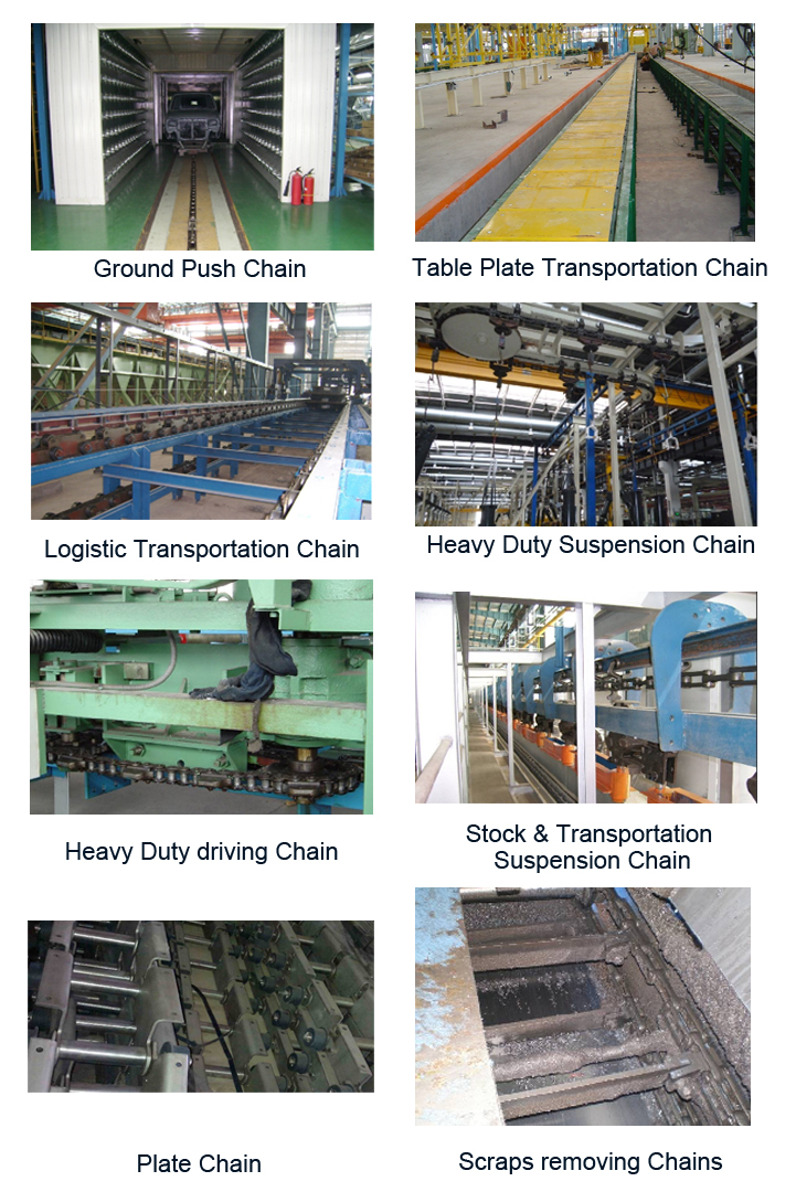 MATECH OEM Customized Iron Heavy Duty Driving Chain(图2)